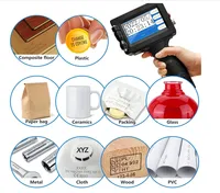 Nouvelle imprimante jet d'encre portable automatique de 12,7 mm pour l'impression de dates et de numéros de lots sur les emballages en carton et le cuir