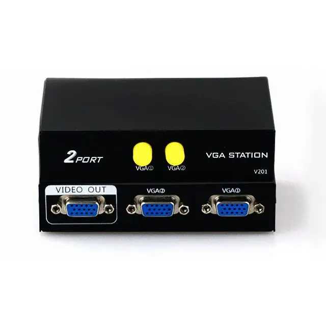 1 монитор на 2 шт. 2 порта SVGA VGA ручной переключатель переключателя