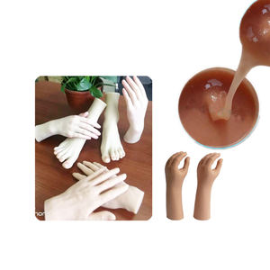 Silicone liquido gomma Non tossico Silicone liquido gomma drago pelle Silicone per mani artificiali/gambe colata - Product Image 2