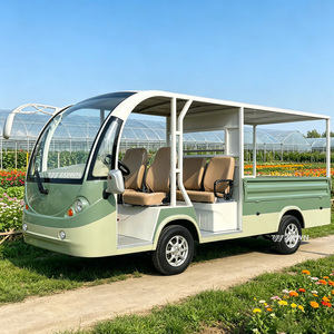 Elegante Autobús Turístico Eléctrico de Nuevo Estilo con Amplia Cabina de Pasajeros, Gabinete de Almacenamiento Lateral y Asientos Confortables para Turismo Urbano - Product Image 1