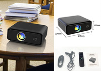 Projecteur Mini 4K LED Vidéo Beamer Home Cinéma 2024 Nouveau E510 Pocket WIFI BT Smart Android 9