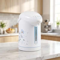 Bouilloire Électrique Sans Fil avec Fonction Réchauffement et Maintien au Chaud, Intérieur en Acier Inoxydable, Capacité >2,0L, Puissance 800W - Utilisation Domestique et Automobile
