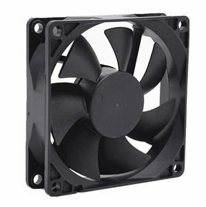 Ventilador de escape sin escobillas, extractor de 2 bolas DC de 80x80x20mm, 12V/24V/48V, 8020 - Product Image 2