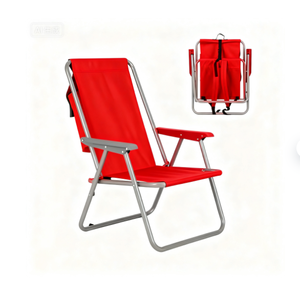 <span class=keywords><strong>Silla</strong></span> de Playa Plegable Portátil de Acero Inoxidable con Bolsa de Almacenamiento, Capacidad de 250 Libras, Ligera, de 4 Patas, Fácil de Transportar, Diseño Moderno - Product Image 1