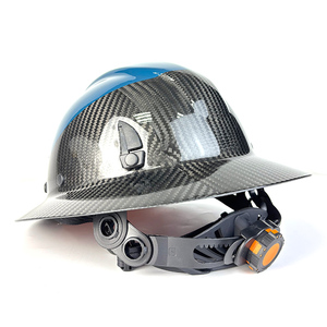 <span class=keywords><strong>Casco</strong></span> de Seguridad ANT5PPE Azul Grisáceo Tipo 1 Clase C, <span class=keywords><strong>Casco</strong></span> Industrial de Fibra de Carbono con Borde Completo y Perilla Ajustable - Product Image 4