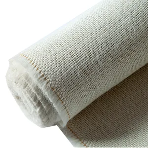 Professional Manufacturer Eco Friendly Bag Material 100% Jute Roll Yute Hessian Cloth Roll