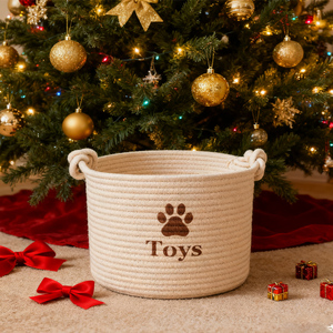 <span class=keywords><strong>Panier</strong></span> de rangement chic avec empreinte de patte, multifonctionnel, idéal <span class=keywords><strong>pour</strong></span> les besoins de rangement à domicile - Product Image 3