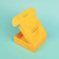 Caja de Regalo de Cartón Corrugado Reciclado Personalizada, con Relieve, Forro de Esponja, Laminación Brillante/Mate, Caja de Envío Ecológica