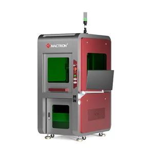 Enclosed Large Format 10 Watt UV Laser Marking Machine For Glass