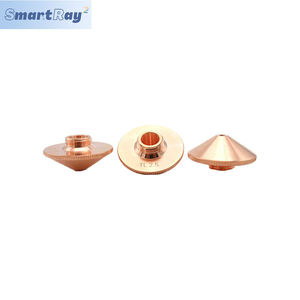 Boquillas de corte láser de fibra 3D D32 D28 de cobre T2 doble individual para cabezal de corte láser <span class=keywords><strong>DNE</strong></span> - Product Image 1