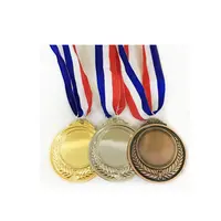 OEM 65 мм дешевая Золотая/Серебряная/бронзовая металлическая медаль из цинкового сплава/медальон
