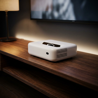 Projecteur intelligent LONNST à ultra courte focale, 1080P, compatible 4K, projecteur DLP, WiFi, mise au point automatique, MEMC, projecteur de films Android