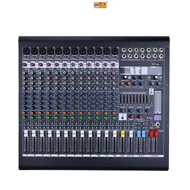 AMC seri profesional Audio terbaik Power Mixer Console USB 8/12/16/24 Channel B & T Audio Mixer Sound Mixing dj Mixer