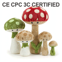 Peluches hérissons personnalisées OEM ODM, animaux de la forêt champignon, peluches en gros, cadeau