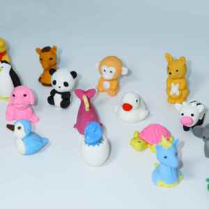 Hình dạng động vật phim hoạt hình dễ thương cao su Tẩy bút chì tẩy công cụ chỉnh sửa vẽ phụ kiện quà tặng ngày của trẻ em - Product Image 2