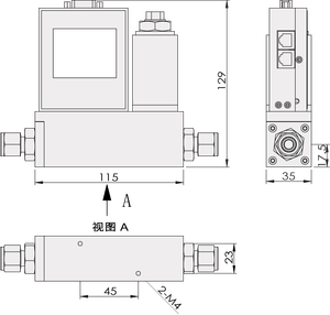 Chất lượng cao lưu lượng khối điều khiển giá kỹ thuật số Lưu lượng khối điều khiển cho bán dẫn sản xuất - Product Image 6