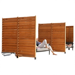 Mampara Decorativa de Madera para Interiores y Exteriores, Sierra Moderna, Ecológica, para Privacidad, de Montaje en Superficie - Product Image 3