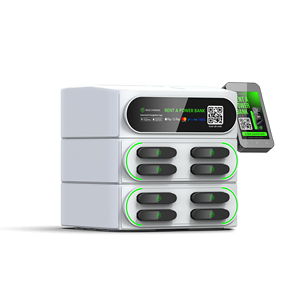 Directo de fábrica, 8 ranuras apilables <span class=keywords><strong>para</strong></span> PAX A5000 Bajie, casillero de carga, Banco de energía de carga de teléfono compartido, máquina expendedora Mieten - Product Image 1