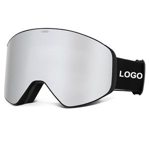 משקפי סקי עם הגנת UV400, עמידים בפני רוח, משקפי סנובורד עם עדשות מקוטבות נגד אדים, משקפי סקי, משקפי ספורט שלג של גוגל, אפשרות להדפסת לוגו מותאם אישית - Product Image 1