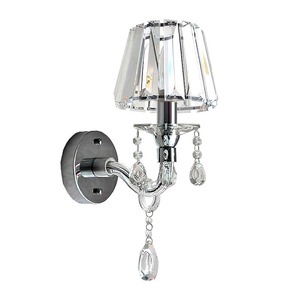 europeo Moderno casa coperta doppio <span class=keywords><strong>braccio</strong></span> tonalità del metallo di cristallo ha condotto la lampada <span class=keywords><strong>da</strong></span> <span class=keywords><strong>parete</strong></span> - Product Image 1