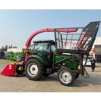 Machine à ensilage de maïs Récolteuse de luzerne Récolteuse de fourrage Autopropulsée Transmission par engrenages à disques Haute productivité