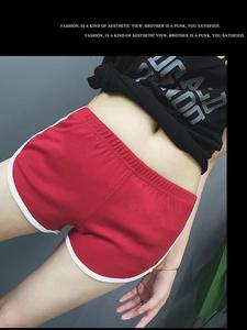 Shorts de sport pour femmes en gros, nouvelle collection été, couleur bonbon, anti-transparence, coupe ajustée, décontracté, taille élastique, short de plage - Product Image 6