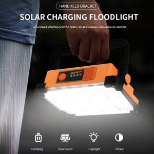 Portable Solar Led <b>Light</b> Usb Outputs For Phones Rechargeable Outdoor Camping Hiking Fishing Operation Site <b>Emergency</b> - Product Image 1