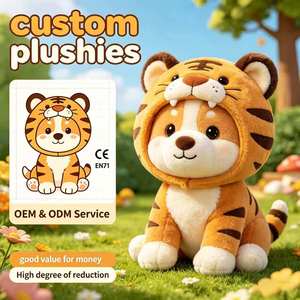 Peluche de Tigre Personalizado al por Mayor, Peluche de Shiba Inu Súper Suave, Juguete de Peluche para Perros, Alivio del Estrés, Lindo Peluche de Animal Salvaje para Regalo de Cumpleaños - Product Image 1