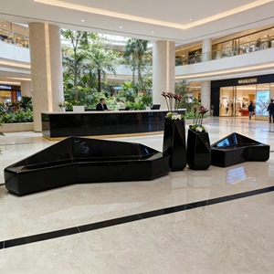 Sillón de Madera Artístico para Interiores Y501, Diseño Curvo Único con Rebanadas de Madera, Asiento de Descanso para Hogar y Estudio - Product Image 3