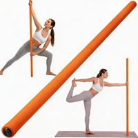 Bâton de yoga en acier inoxydable, barre d'ouverture pour le dos et les épaules, bâton d'entraînement pour le modelage corporel et la danse, améliore la posture corporelle