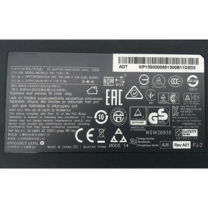 Nuevo y genuino Original 135W 19V 7.1A <span class=keywords><strong>5</strong></span>,<span class=keywords><strong>5</strong></span>*1,7mm adaptador de ordenador portátil para <span class=keywords><strong>Acer</strong></span> <span class=keywords><strong>Nitro</strong></span> <span class=keywords><strong>5</strong></span> serie N17C1 cargador de portátil - Product Image 2