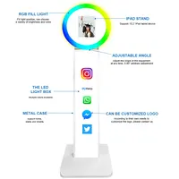 3D טבעת אור Led Selfie תא צילום Stand מארז 360 תא צילום Audiomeric משלוח עומד תא צילום פגז