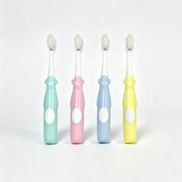 Brosse à dents pour enfants, nettoyage doux des gencives, poils extra doux, dessin animé, soins bucco-dentaires pour enfants