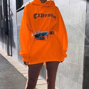 Offre spéciale mode cool night out club femmes sweats à capuche à manches longues vêtements de sport à capuche sweat-shirt robe - Product Image 2