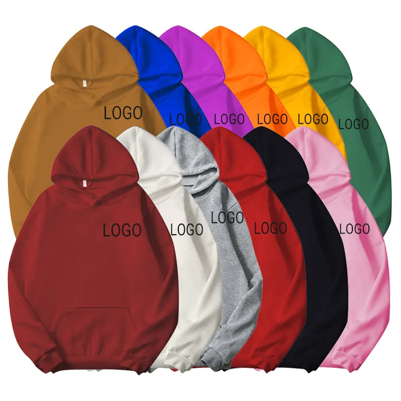 Wholesale Autumn And Winter New Men And Women Pullover Hoodies New Solid Color Hooded Sweater