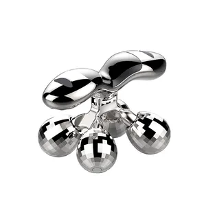 KKS Vente en gros Anti-âge Rides Beauté Corps <span class=keywords><strong>Visage</strong></span> Lifting 4D Microcourant Étanche Masseur Facial à Rouleau Solaire Raffermissant la Peau - Product Image 1