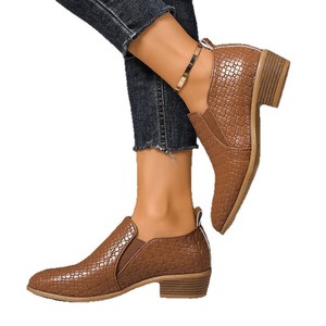 Nuevo Modelo de Zapatos <span class=keywords><strong>MU</strong></span> <span class=keywords><strong>TE</strong></span> de Tacón Cuadrado con Punta Puntiaguda y Suela de Goma para Comercio Exterior Transfronterizo y Dropshipping, Talla Grande - Product Image 5