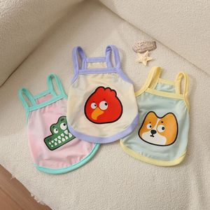 Chaleco de verano para mascotas, camisola fresca de seda helada, diseño de dibujos animados de animales, para perros pequeños y medianos, uso en exteriores ZYKBX23 - Product Image 2