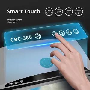 スマートフィッシュタンク（フィルター、LEDライト付き）スマートアクアリウムフィルターフィッシュタンクウルトラホワイトガラスフィッシュタンク卸売温度表示 - Product Image 2