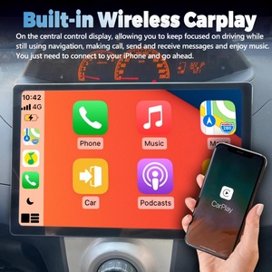 Lecteur multimédia vidéo pour voiture Android avec écran QLED 2K de 13,3 pouces pour Toyota Yaris Vios 2011, navigation GPS stéréo, CarPlay sans fil - Product Image 6