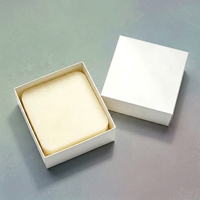 Boîte d'emballage de savon personnalisée écologique, boîte rigide blanche avec poignée, boîtes cadeaux pour artisanat fait main, boutique