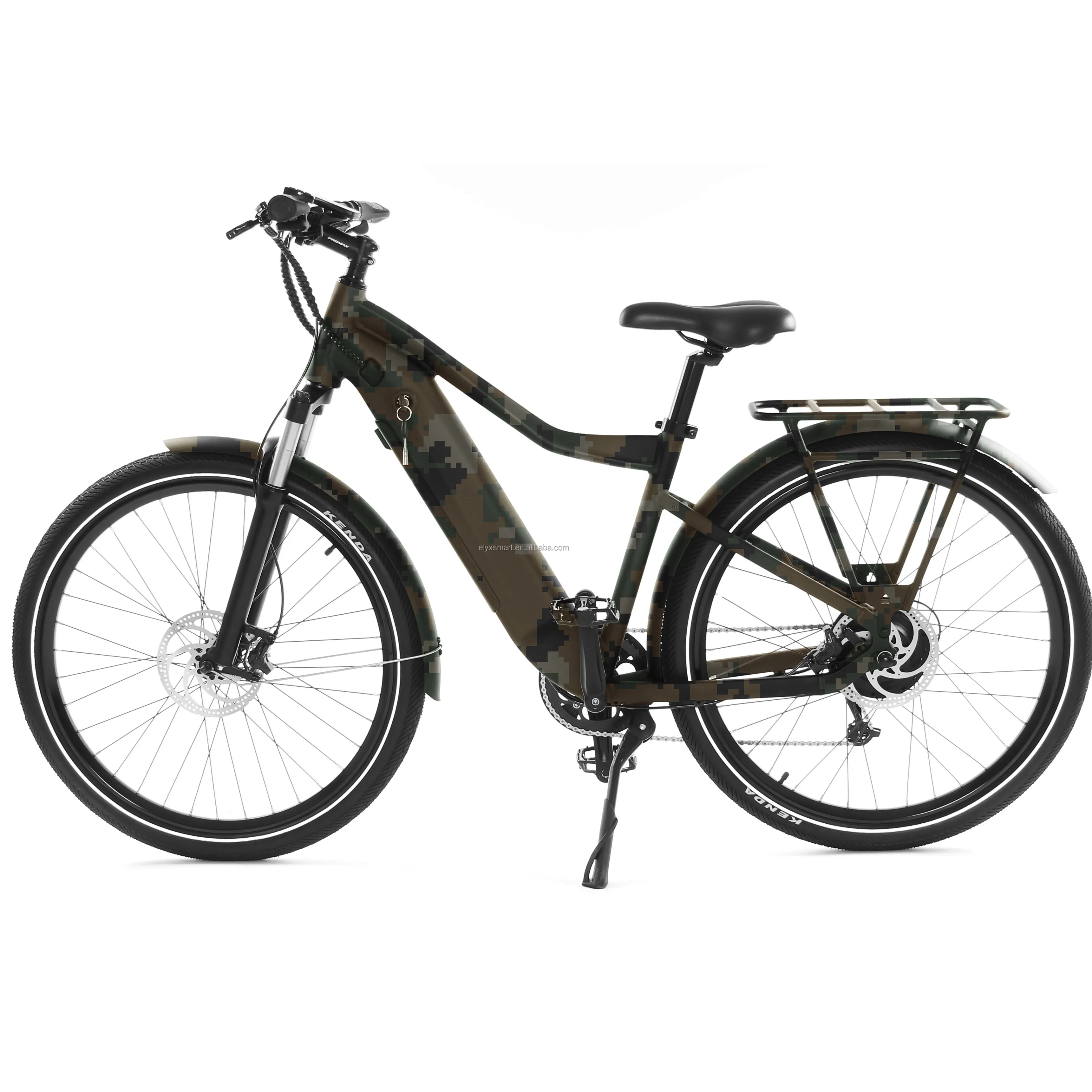 Lazza 48V 500W रियर हब मोटर 14Ah शहरी आने इलेक्ट्रिक बाइक इलेक्ट्रिक साइकिल वयस्कों के लिए