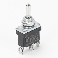 Interrupteur à bascule robuste étanche IP67 12V 24V 30A SPST SPDT DPST DPDT marche/arrêt pour applications marines, automobiles et industrielles
