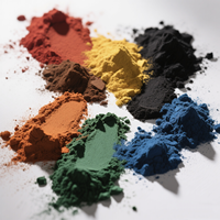 Tuiles en caoutchouc de poudre de pigment d'oxyde de fer pigment