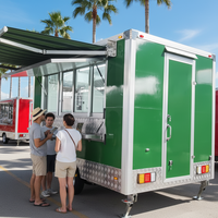 Nouveau camion de restauration Dream Fly F-100-3 entièrement équipé avec une construction en acier inoxydable Cuisine complète Utilisation en extérieur