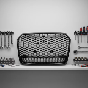 Griglia Anteriore Quattro RS7 per <span class=keywords><strong>Audi</strong></span> <span class=keywords><strong>A7</strong></span> 2016 <span class=keywords><strong>2017</strong></span> 2018 2019 - Product Image 2