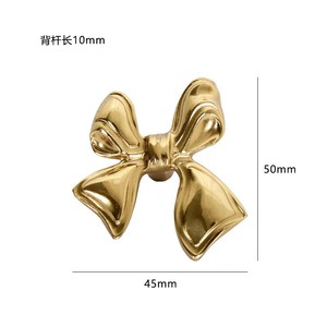 Zinc Alloy <b>Bow</b> Shape Cabinet Handle 45x50x18mm Durable Surface Decoration Drawer Wardrobe <b>Door</b> Knob Contemporary Design - Product Image 2