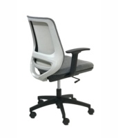 GT2-A moderne ascenseur conception pivotant tâche/chaise de personnel accoudoirs réglables doux confortable tissu coussin dos pour ordinateur de bureau