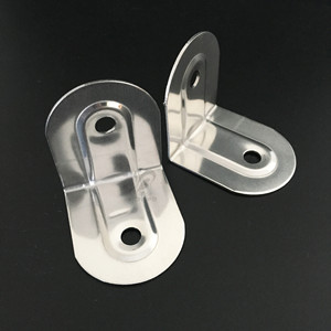 Connecteur d'angle en acier inoxydable pour armoire et cloison de salle de bain, accessoire de quincaillerie - Product Image 2