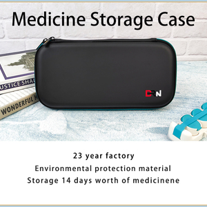 Hochwertige tragbare Medizin Aufbewahrung koffer Wasser abweisende Pille Fall Medizin Organizer Box EVA Medizin liefert Fall - Product Image 2
